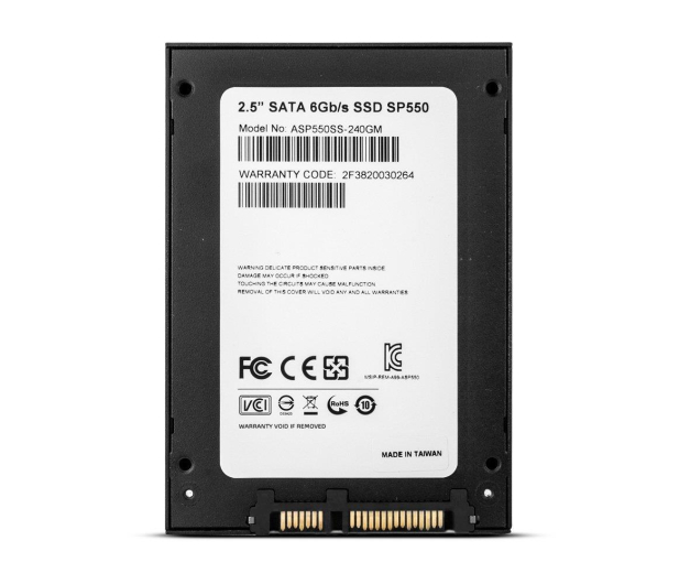 ADATA 240GB 2,5'' SATA SSD Premier SP550 - 254450 - zdjęcie 3
